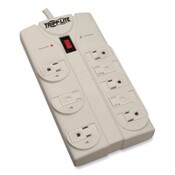 Tripp Lite by Eaton Protect It! Surge Protector, 8 AC Outlets, 25 ft Cord, 1,440 J, Light Gray Item: TRPTLP825