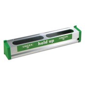 Unger® Hold Up Aluminum Tool Rack, 18w x 3.5d x 3.5h, Aluminum/Green Item: UNGHU45