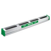 Unger® Hold Up Aluminum Tool Rack, 36w x 3.5d x 3.5h, Aluminum/Green Item: UNGHU900