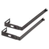 Universal® Adjustable Cubicle Hangers, Black, 2/Set Item: UNV08173