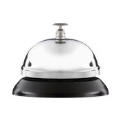 Universal® Call Bell, 3.38" Diameter, Brushed Nickel Item: UNV10000