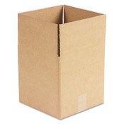 Universal® Cubed Fixed-Depth Corrugated Shipping Boxes, Regular Slotted Container (RSC), Large, 10" x 10" x 10", Brown Kraft, 25/Bundle Item: UNV101010