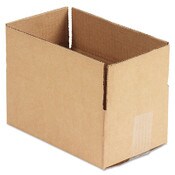 Universal® Fixed-Depth Corrugated Shipping Boxes, Regular Slotted Container (RSC), 6" x 10" x 4", Brown Kraft, 25/Bundle Item: UNV1064