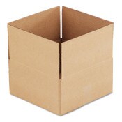 Universal® Fixed-Depth Corrugated Shipping Boxes, Regular Slotted Container (RSC), 12" x 12" x 6", Brown Kraft, 25/Bundle Item: UNV12126