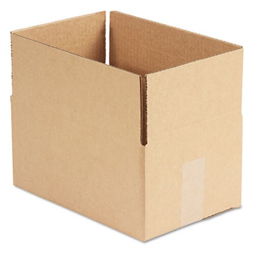 Universal® Fixed-Depth Corrugated Shipping Boxes, Regular Slotted Container (RSC), 8" x 12" x 6", Brown Kraft, 25/Bundle Item: UNV1286