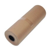 Universal® High-Volume Mediumweight Wrapping Paper Roll, 40 lb Wrapping Weight Stock, 24" x 900 ft, Brown Item: UNV1300022