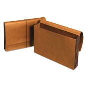 Universal® Extra Wide Expanding Wallets, 5.25" Expansion, 1 Section, Elastic Cord Closure, Legal Size, Redrope Item: UNV13080