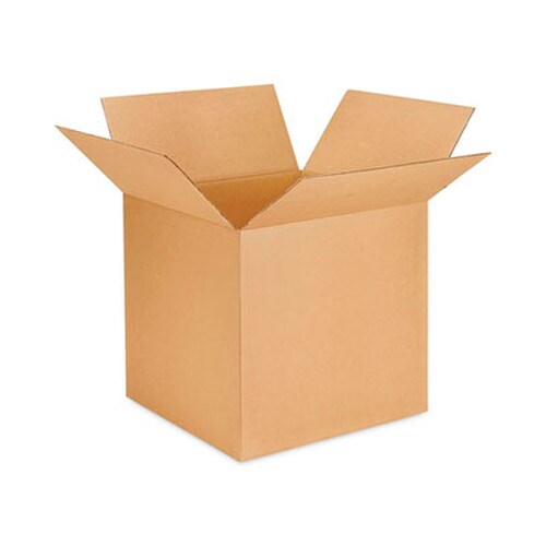 Universal® Cubed Fixed-Depth Brown Corrugated Shipping Boxes, Regular Slotted Container, Large, 11" x 15" x 6", Brown Kraft, 25/Bundle Item: UNV15116