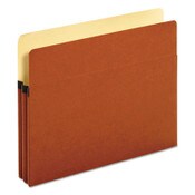 Universal® Redrope Expanding File Pockets, 1.75" Expansion, Letter Size, Redrope, 25/Box Item: UNV15141