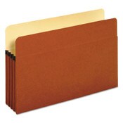 Universal® Redrope Expanding File Pockets, 3.5" Expansion, Legal Size, Redrope, 25/Box Item: UNV15161