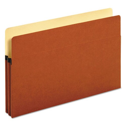 Universal® Redrope Expanding File Pockets, 1.75" Expansion, Legal Size, Redrope, 25/Box Item: UNV15242