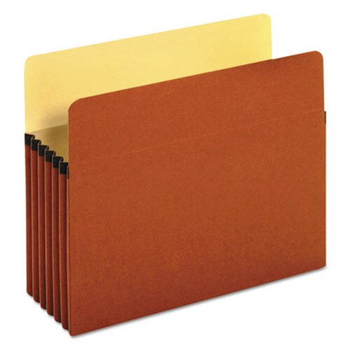 Universal® Redrope Expanding File Pockets, 5.25" Expansion, Letter Size, Redrope, 10/Box Item: UNV15262
