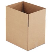 Universal® Fixed-Depth Corrugated Shipping Boxes, Regular Slotted Container (RSC), 12" x 16" x 12", Brown Kraft, 25/Bundle Item: UNV161212