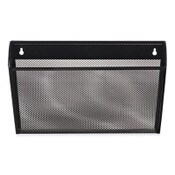 Universal® Metal Mesh Wall File, Letter Size, 14" x 3.1" x 8.2", Black Item: UNV20026