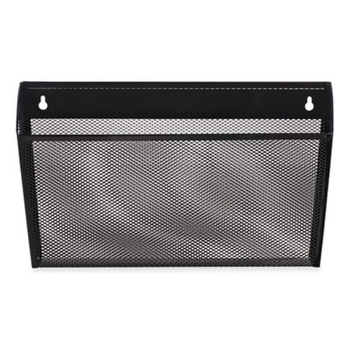 Universal® Metal Mesh Wall File, Letter Size, 14" x 3.1" x 8.2", Black Item: UNV20026
