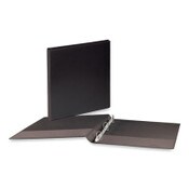 Universal® Slant D-Ring View Binder, 3 Rings, 0.5" Capacity, 11 x 8.5, Black Item: UNV20701