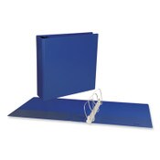 Universal® Slant D-Ring View Binder, 3 Rings, 2" Capacity, 11 x 8.5, Navy Blue Item: UNV20749