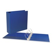 Universal® Slant D-Ring View Binder, 3 Rings, 3" Capacity, 11 x 8.5, Navy Blue Item: UNV20754