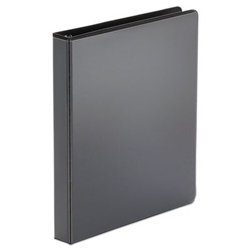 Universal® Economy Round Ring View Binder, 3 Rings, 1" Capacity, 11 x 8.5, Black Item: UNV20961