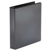 Universal® Economy Round Ring View Binder, 3 Rings, 1.5" Capacity, 11 x 8.5, Black Item: UNV20971