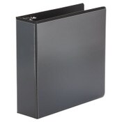 Universal® Economy Round Ring View Binder, 3 Rings, 3" Capacity, 11 x 8.5, Black Item: UNV20991