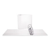Universal® Slant D-Ring View Binder, 3 Rings, 4" Capacity, 11 x 8.5, White Item: UNV20994