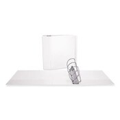 Universal® Slant D-Ring View Binder, 3 Rings, 5" Capacity, 11 x 8.5, White Item: UNV20997