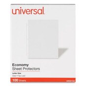 Universal® Top-Load Poly Sheet Protectors, Economy, Letter, 100/Box Item: UNV21130