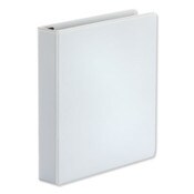 Universal® Deluxe Easy-to-Open D-Ring View Binder, 3 Rings, 1.5" Capacity, 11 x 8.5, White Item: UNV30722