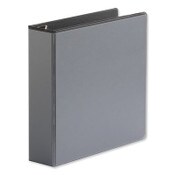 Universal® Deluxe Easy-to-Open D-Ring View Binder, 3 Rings, 2" Capacity, 11 x 8.5, Black Item: UNV30731