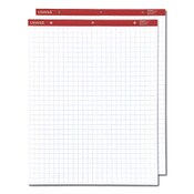 Universal™ Easel Pads/Flip Charts, Quadrille Rule (1 sq/in), 27 x 34, White, 50 Sheets, 2/Carton Item: UNV35602
