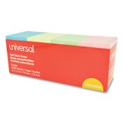 Universal® Self-Stick Note Pad Cabinet Pack, 3" x 3", Assorted Pastel Colors, 90 Sheets/Pad, 24 Pads/Pack Item: UNV35695