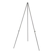 Universal® Instant Setup Foldaway Easel, Adjusts 15" to 61" High, Steel, Black Item: UNV43029