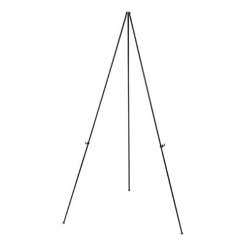 Universal® Instant Setup Foldaway Easel, Adjusts 15" to 61" High, Steel, Black Item: UNV43029