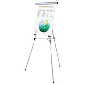 Universal® 3-Leg Telescoping Easel with Pad Retainer, Adjusts 34" to 64", Aluminum, Silver Item: UNV43050