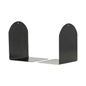 Universal® Magnetic Bookends, 6 x 5 x 7, Metal, Black, 1 Pair Item: UNV54071