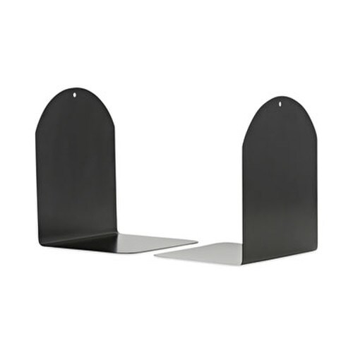 Universal® Magnetic Bookends, 6 x 5 x 7, Metal, Black, 1 Pair Item: UNV54071