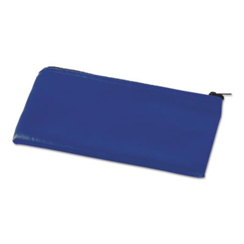 Universal® Zippered Wallets/Cases, Leatherette PU, 11 x 6, Blue, 2/Pack Item: UNV69020