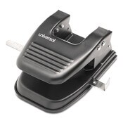 Universal® 30-Sheet Two-Hole Punch, 9/32" Holes, Black Item: UNV74222