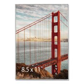 Universal® Clear Box Frame, Plastic, 8.5 x 11 Insert, Clear Item: UNV76890