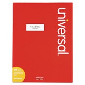 Universal® White Labels, Inkjet/Laser Printers, 1 x 2.63, White, 30/Sheet, 250 Sheets/Pack Item: UNV80120
