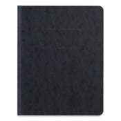 Universal® Pressboard Report Cover, Two-Piece Prong Fastener, 3" Capacity, 8.5 x 11, Black/Black Item: UNV80571