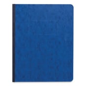 Universal® Pressboard Report Cover, Two-Piece Prong Fastener, 3" Capacity, 8.5 x 11, Dark Blue/Dark Blue Item: UNV80573