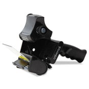 Universal® Handheld Box Sealing Tape Dispenser, 3" Core, For Rolls Up to: 2" x 110 yds, Black Item: UNV88000