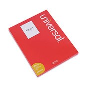 Universal® Copier Mailing Labels, Copiers, 8.5 x 11, White, 100/Box Item: UNV90108