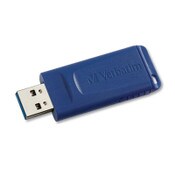 Verbatim® Classic USB 2.0 Flash Drive, 8 GB, Blue, 5/Pack Item: VER99121