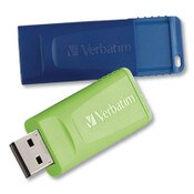 Verbatim® Store 'n' Go USB Flash Drive, 64 GB, Assorted Colors, 2/Pack Item: VER99812