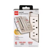 RCA® 6 Outlet Swivel Surge Protector, 6 AC Outlets, 1,200 J, White Item: VOXPSWTS6FV