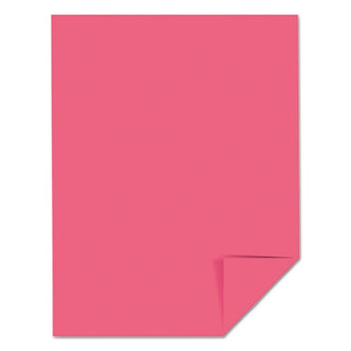 Astrobrights® Color Paper, 24 lb Bond Weight, 8.5 x 11, Plasma Pink, 500/Ream Item: WAU22119