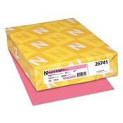 Neenah Paper Exact Brights Paper, 20 lb Bond Weight, 8.5 x 11, Bright Pink, 500/Ream Item: WAU26741